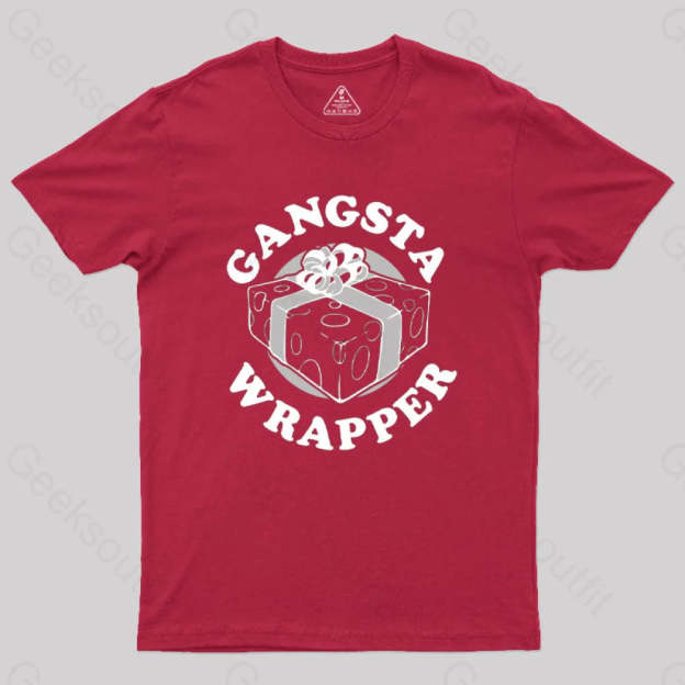 Gangsta Wrapper Geek T-Shirt Red / S