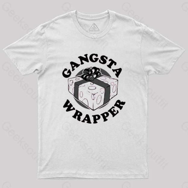 Gangsta Wrapper Geek T-Shirt White / S