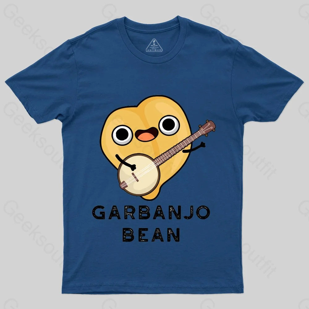 Gar-banjo Bean Cute Garbanzo Banjo Pun T-shirt - Geeksoutfit