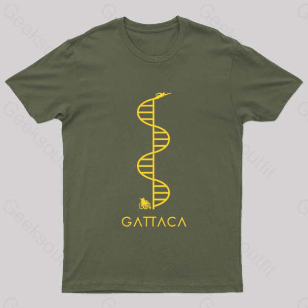Gattaca Nerd T-Shirt Army Green / S