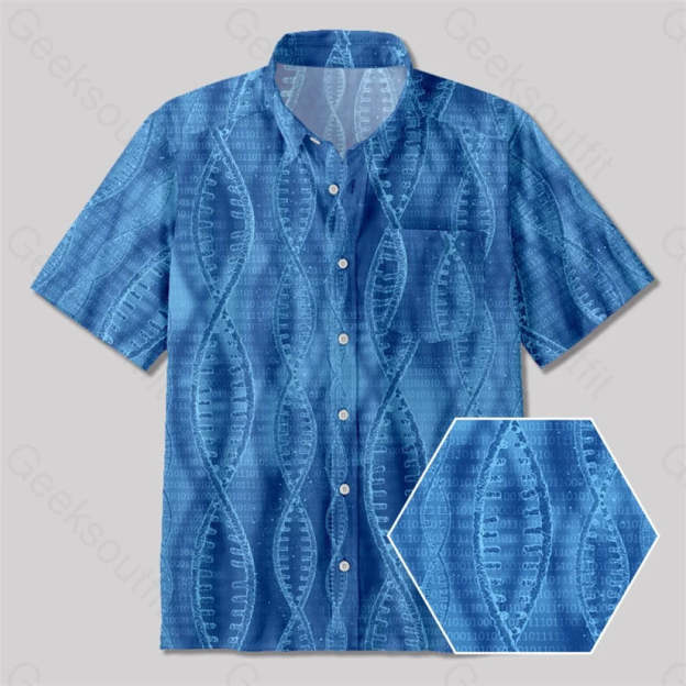 Genetics Dna Button Up Pocket Shirt Yc