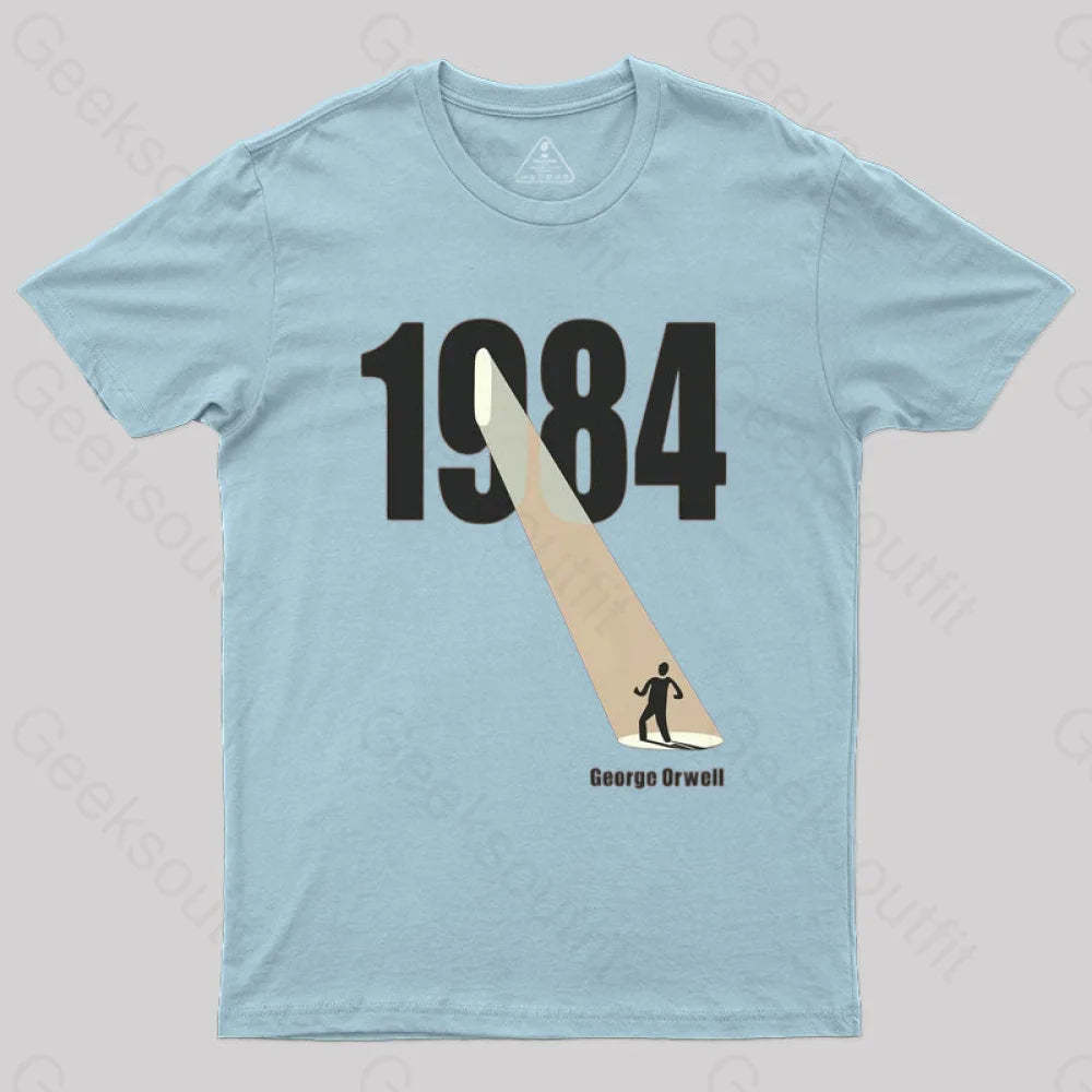 George Orwell 1984 The Light Beam T-Shirt Blue / S