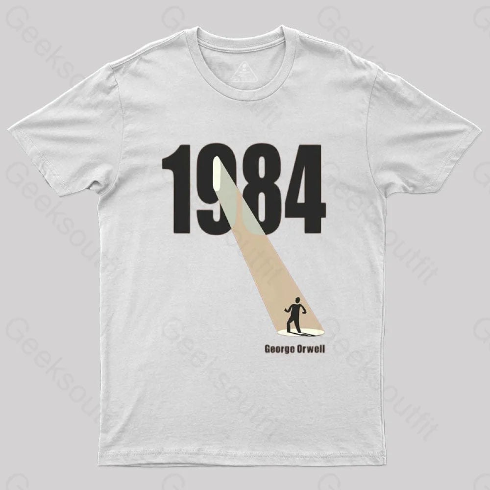 George Orwell 1984 The Light Beam T-Shirt White / S