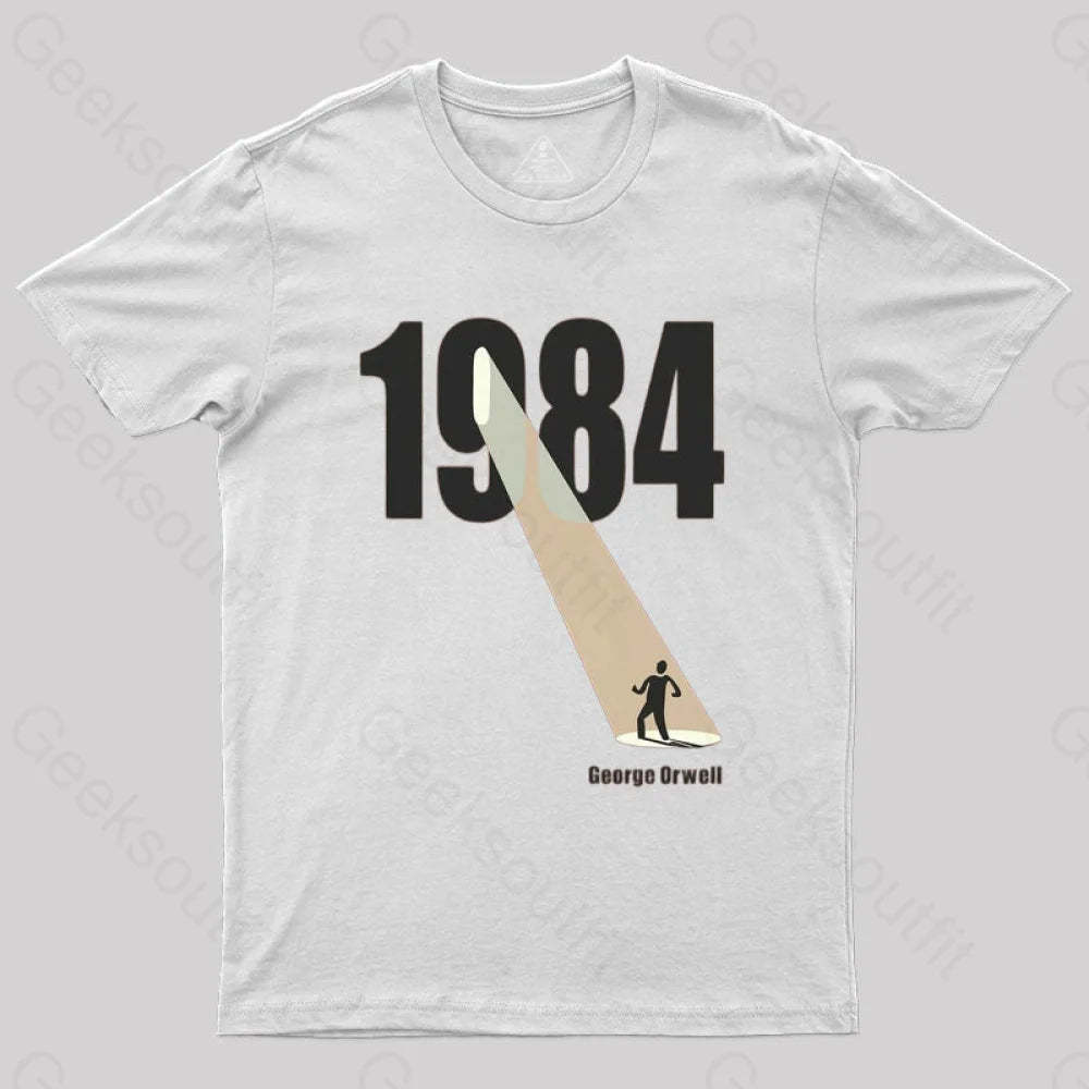 George Orwell 1984 The Light Beam T-Shirt White / S
