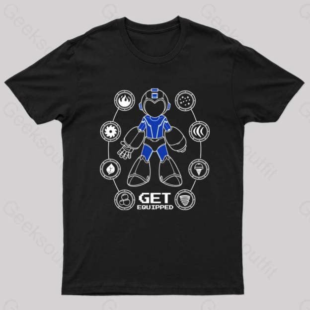 Get Equipped Geek T-Shirt Black / S