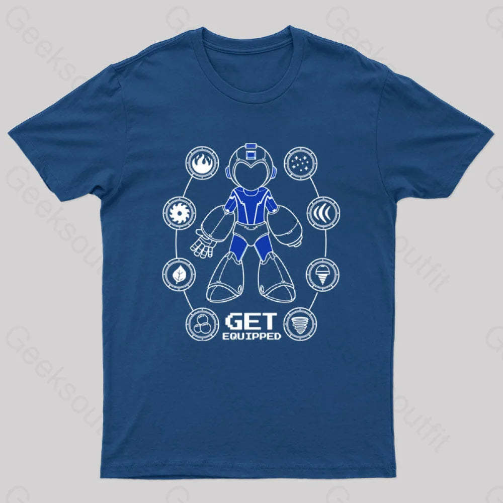 Get Equipped Geek T-Shirt Navy / S