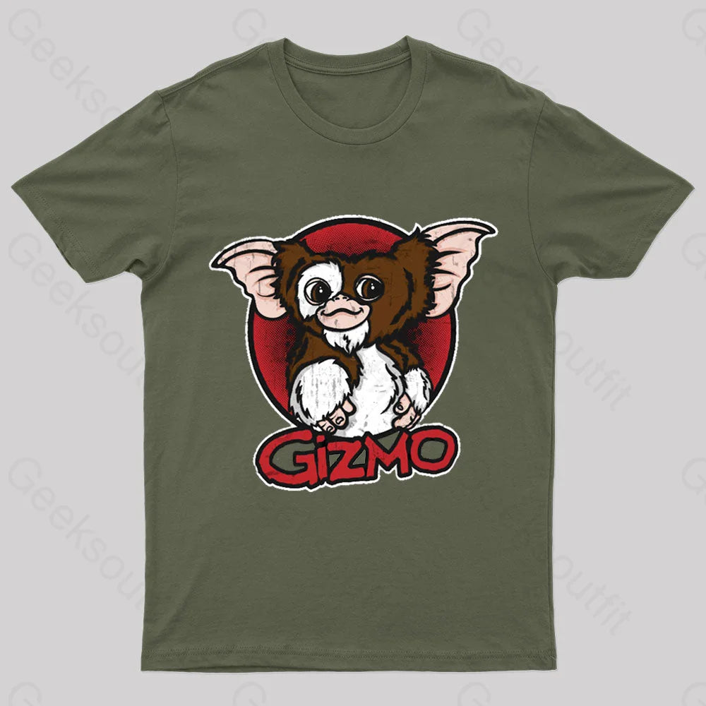 Gizmo Nerd T-Shirt Army Green / S