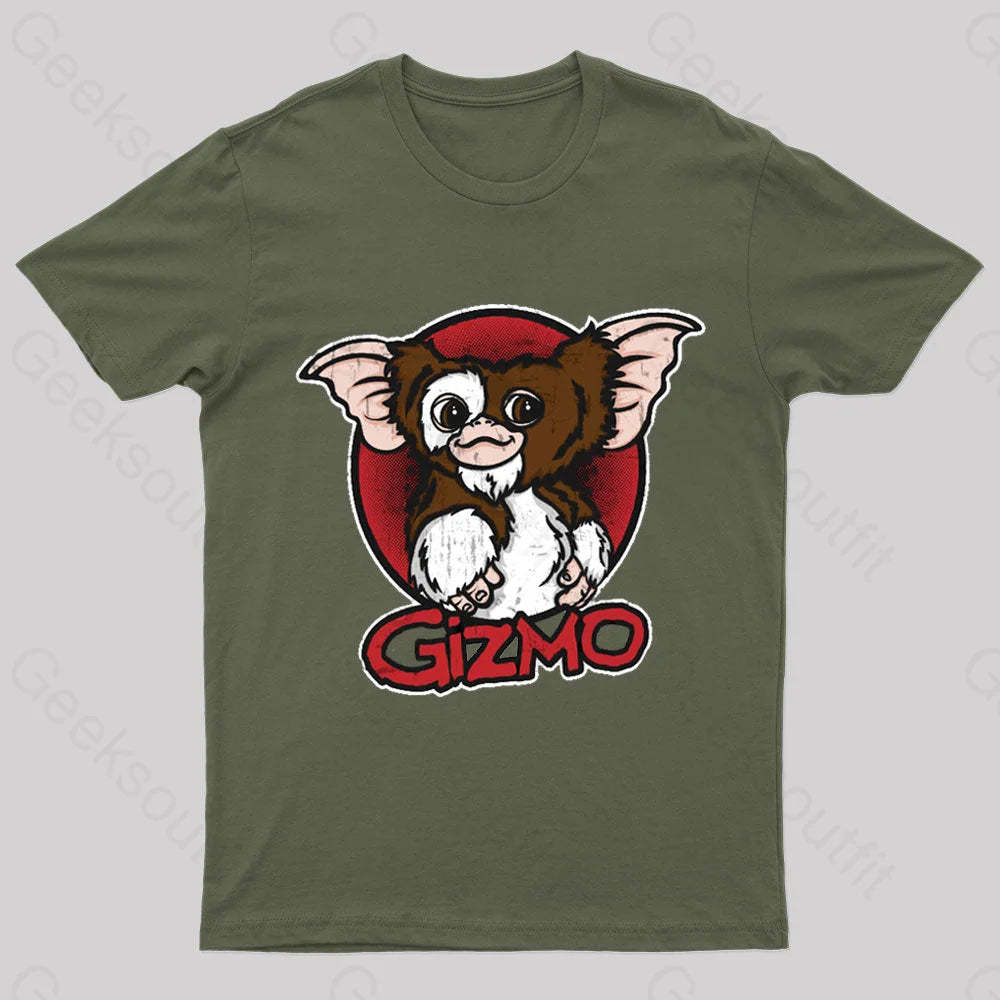 Gizmo Nerd T-Shirt Army Green / S
