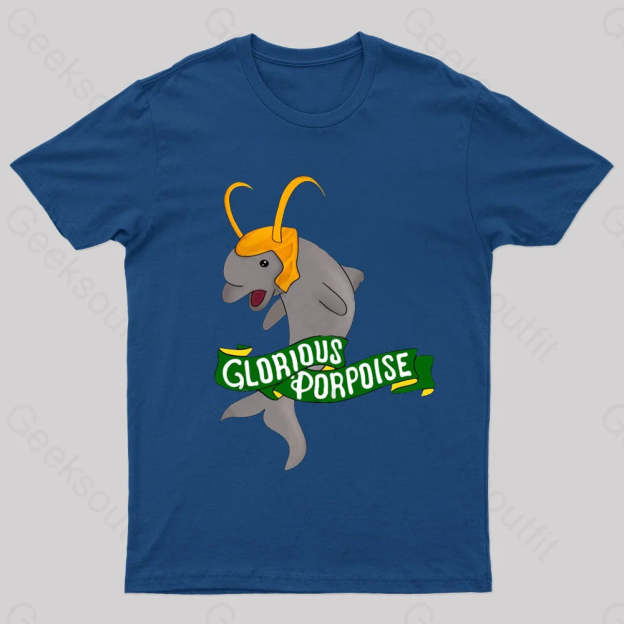 Glorious Porpoise Nerd T-Shirt Navy / S