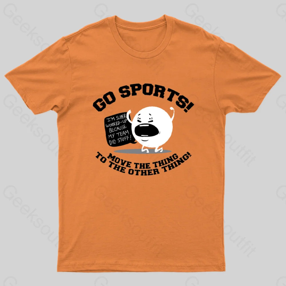 Go Sports! T-Shirt Orange / S