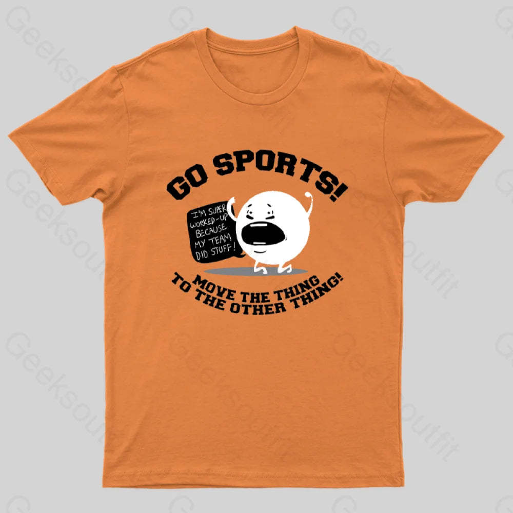 Go Sports! T-Shirt Orange / S