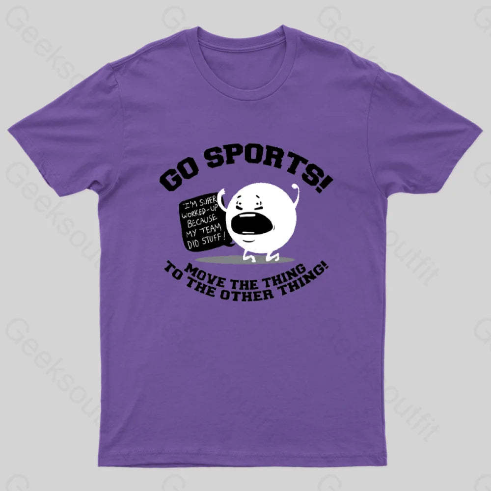 Go Sports! T-Shirt Purple / S