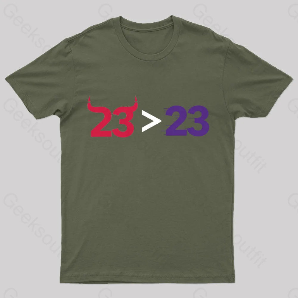 Goat Math T-Shirt Army Green / S
