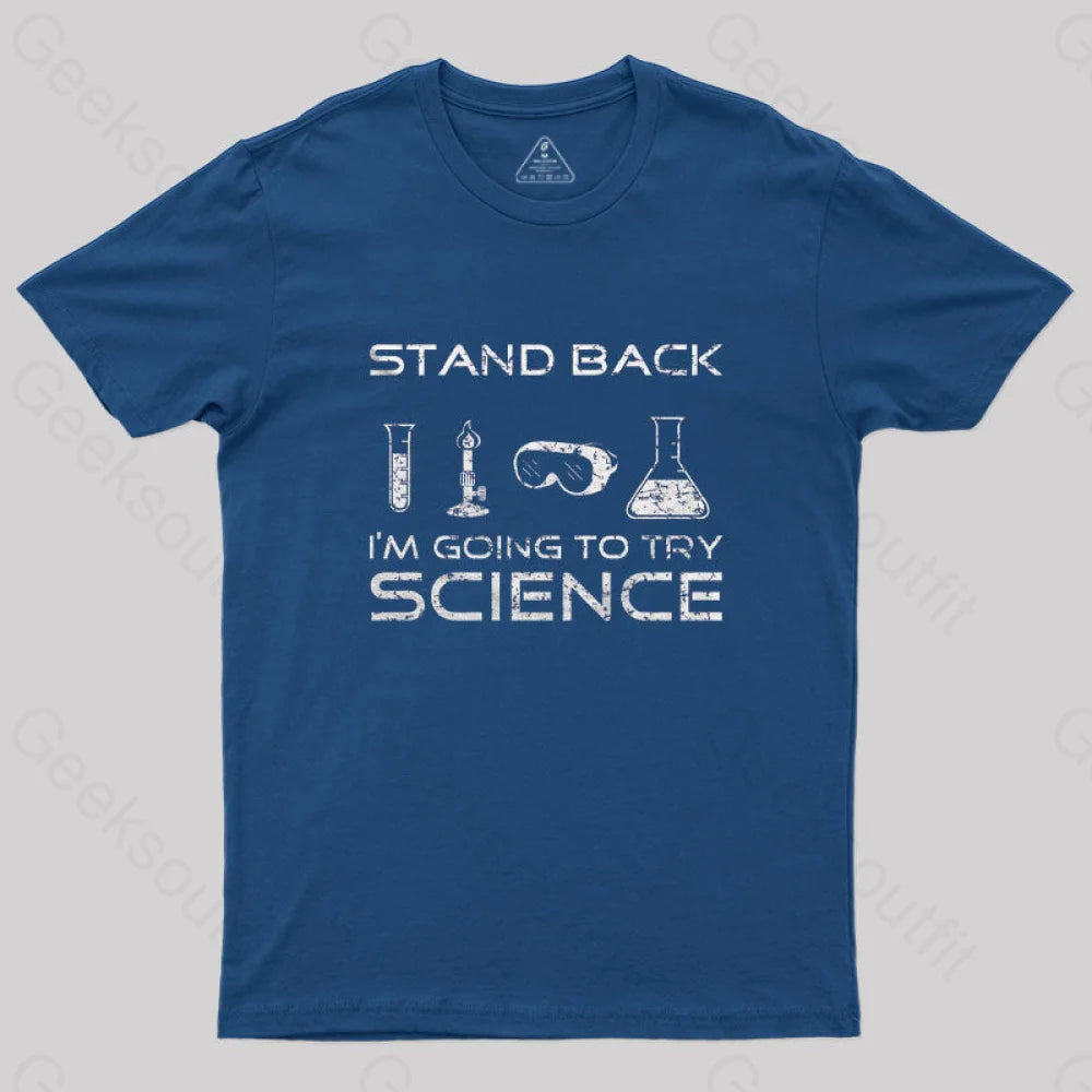 Going To Try Science T-Shirt Navy / S