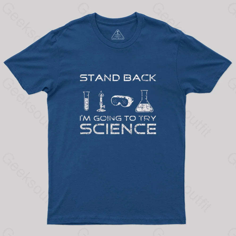 Going To Try Science T-Shirt Navy / S
