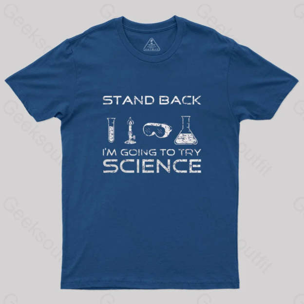 Going To Try Science T-Shirt Navy / S