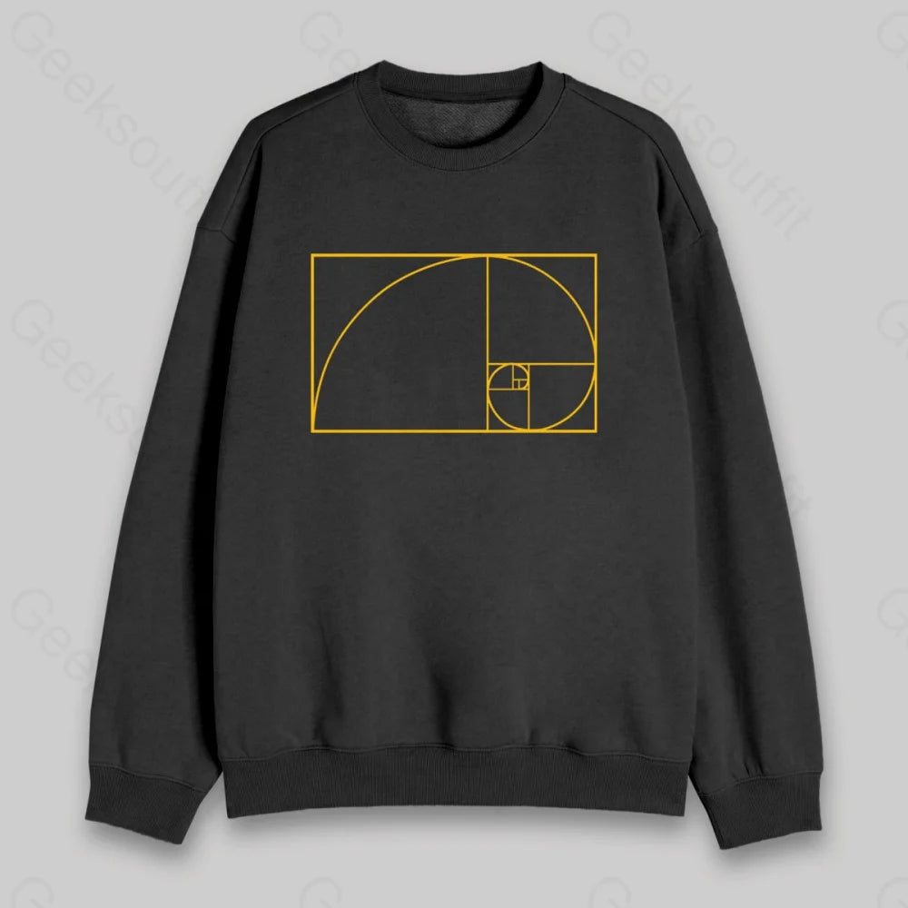 Golden Spiral Sweatshirt - Geeksoutfit
