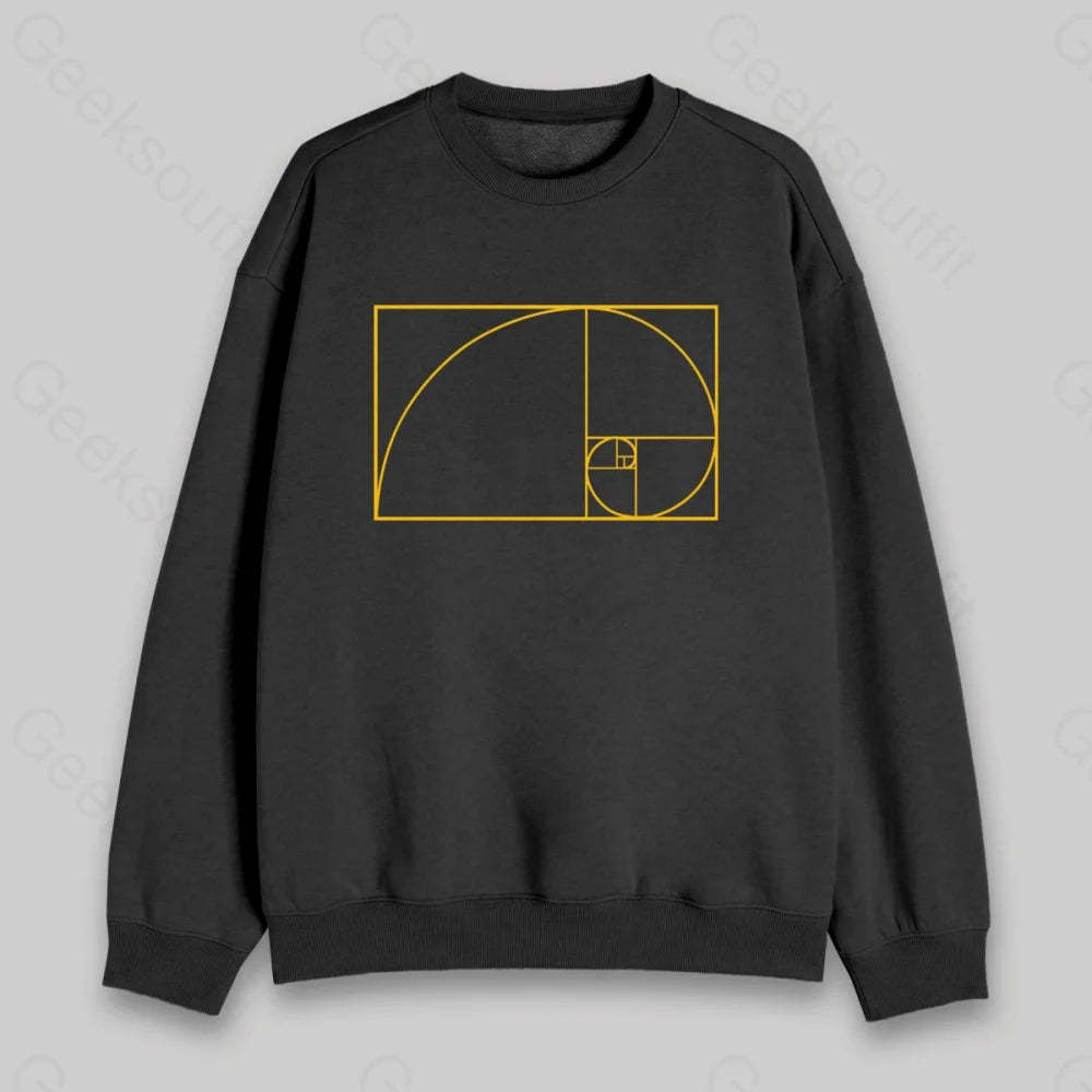 Golden Spiral Sweatshirt - Geeksoutfit