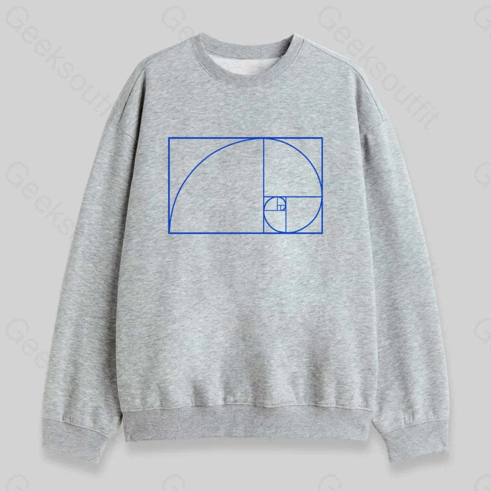 Golden Spiral Sweatshirt - Geeksoutfit