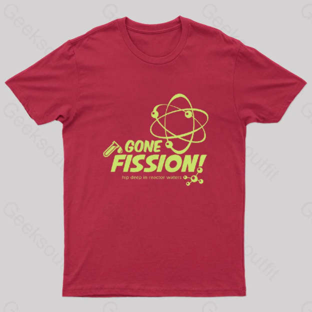 Gone Fission! Punny T-Shirt Red / S