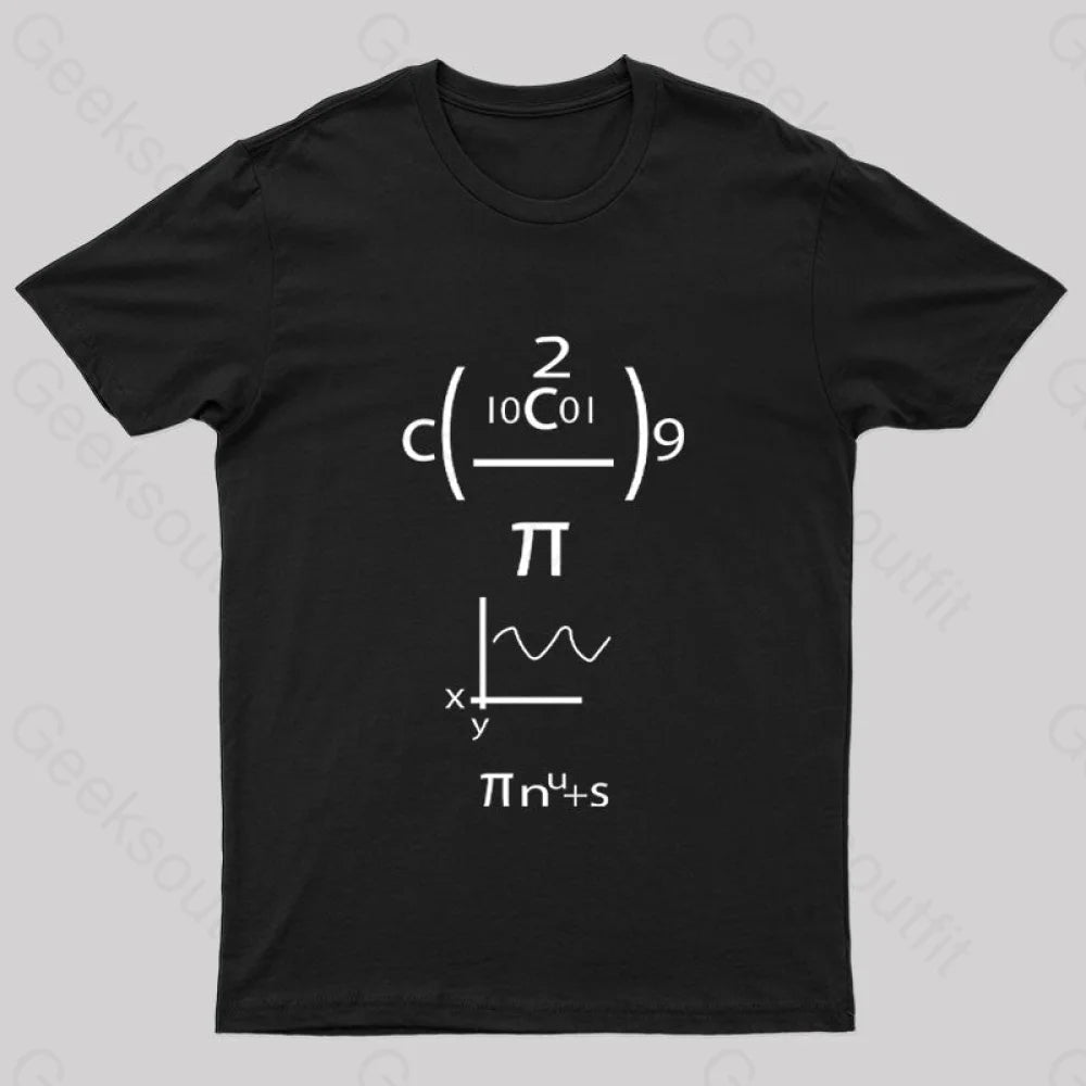 Good Grief Math Geek T-Shirt Black / S