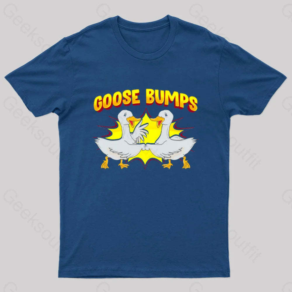 Goose Bumps T-Shirt Navy / S