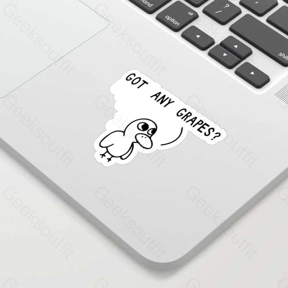 Got Any Grapes Geek Sticker