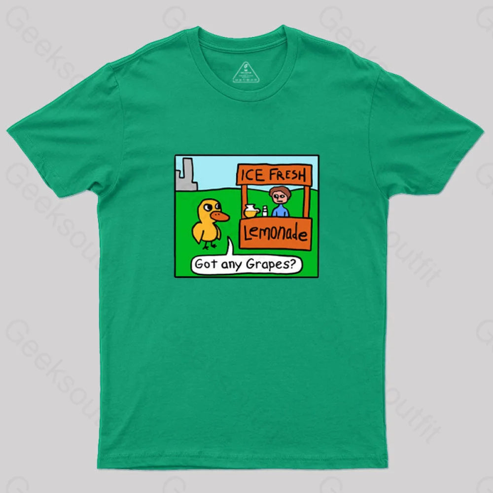 Got Any Grapes Geek T-Shirt Green / S