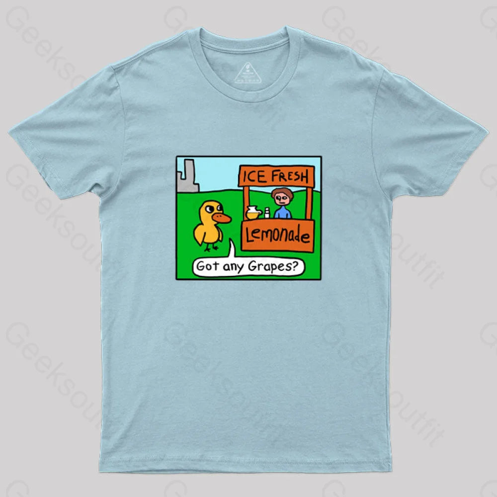 Got Any Grapes Geek T-Shirt Light Blue / S