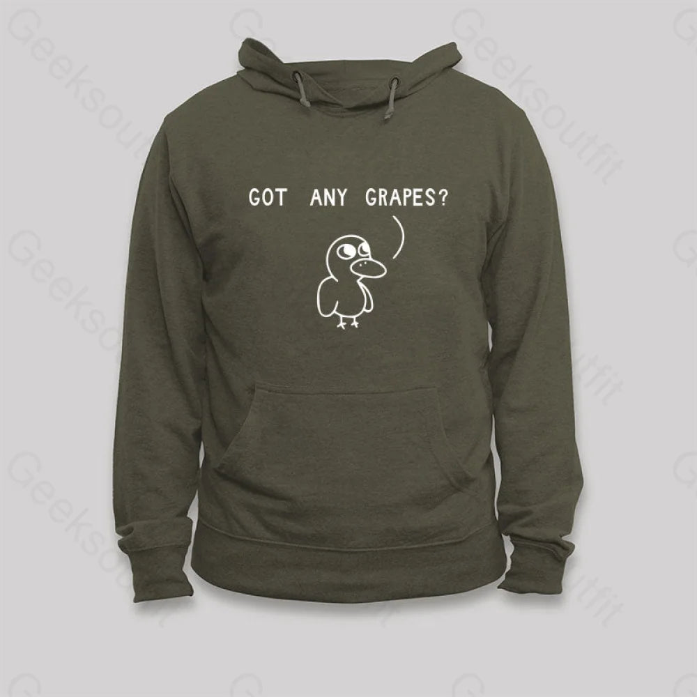 Got Any Grapes Hoodie Army Green / S