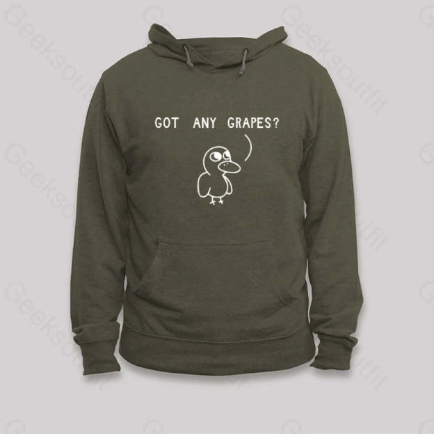 Got Any Grapes Hoodie Army Green / S
