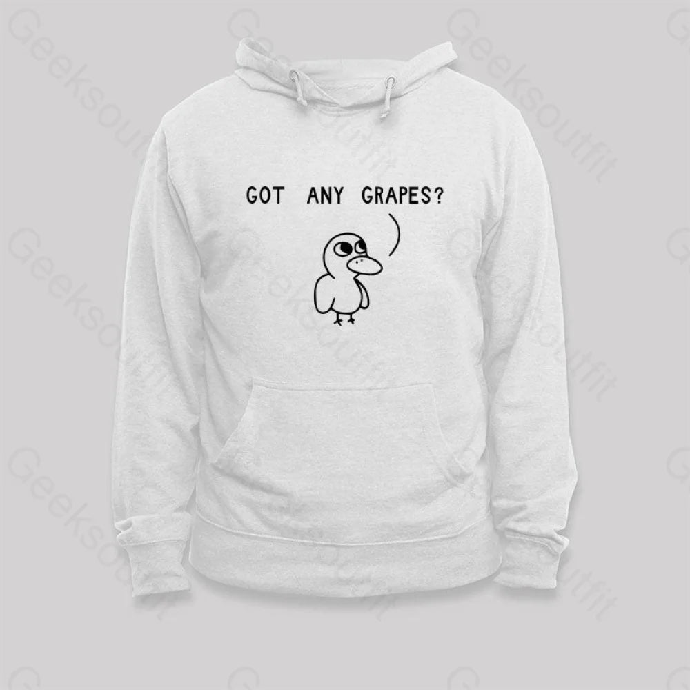 Got Any Grapes Hoodie White / S