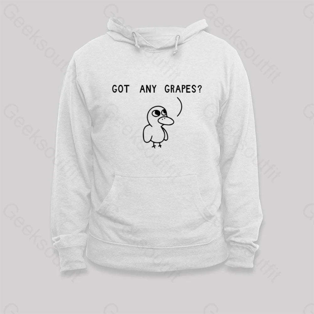 Got Any Grapes Hoodie White / S