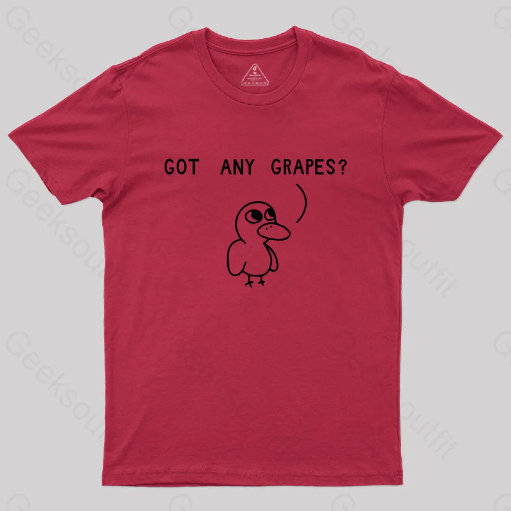 Got Any Grapes T-Shirt Red / S