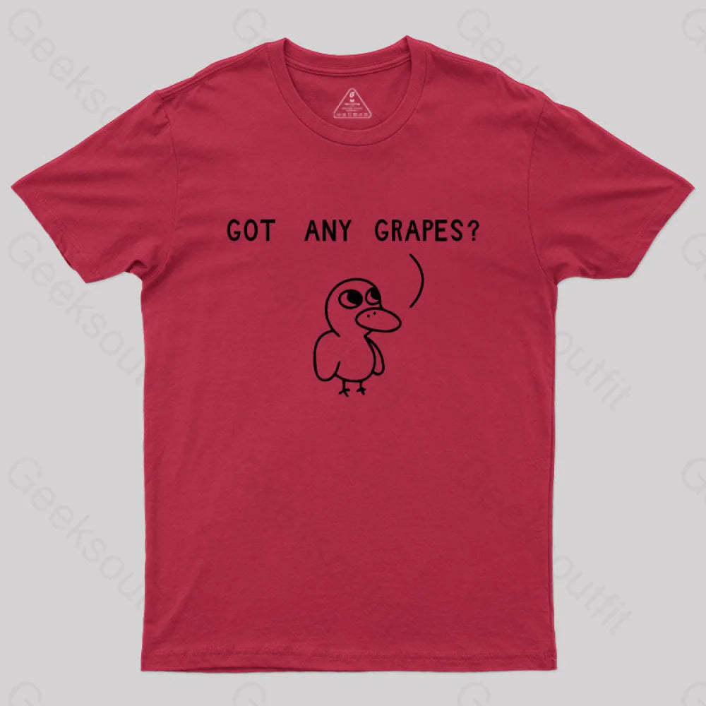Got Any Grapes T-Shirt Red / S