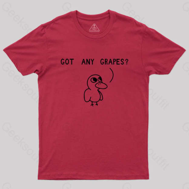 Got Any Grapes T-Shirt Red / S