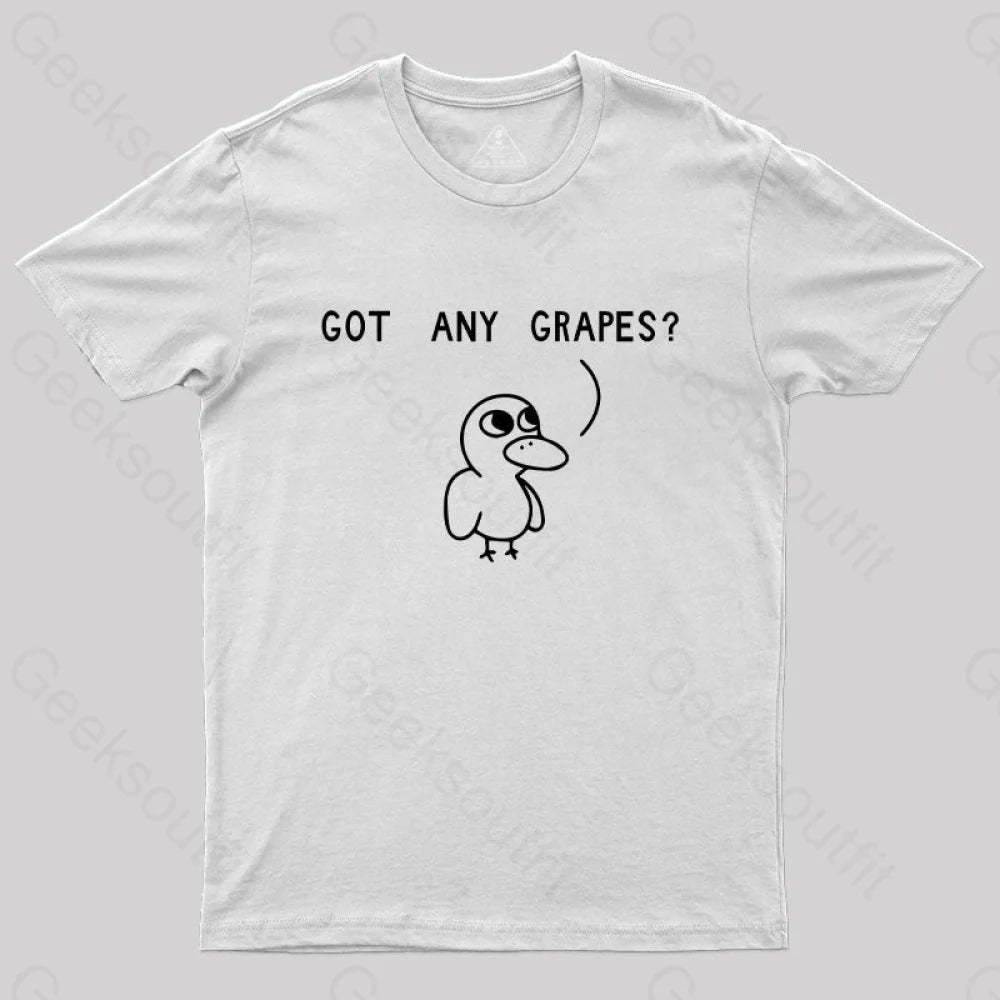 Got Any Grapes T-Shirt White / S