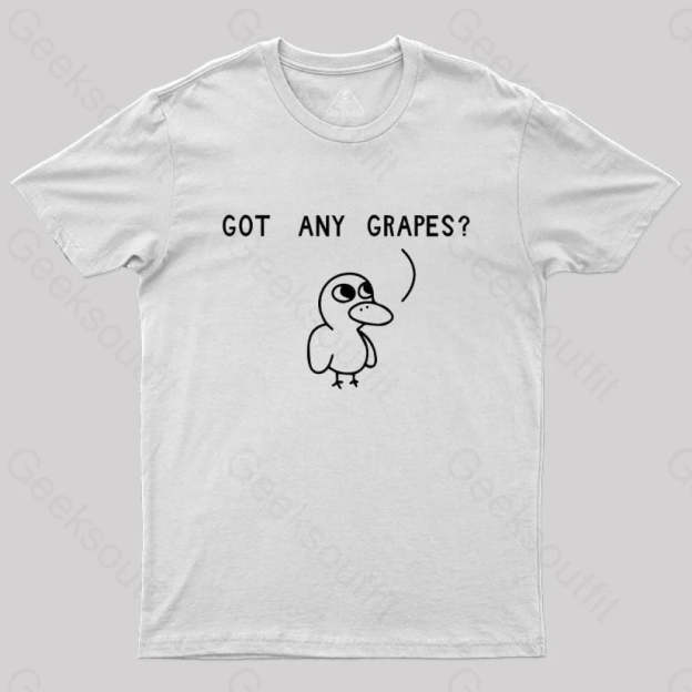 Got Any Grapes T-Shirt White / S