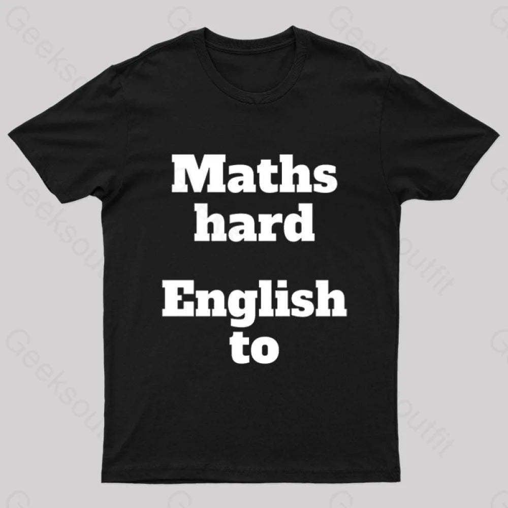 Grammar Mistake Nerd T-Shirt Black / S