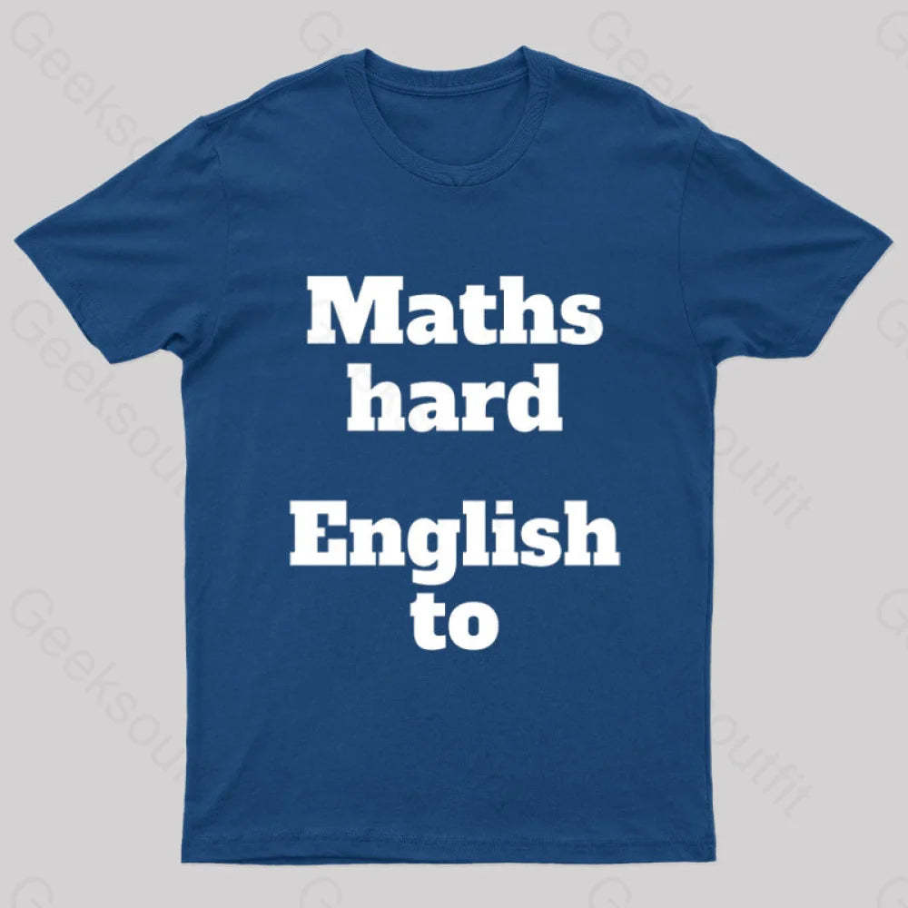 Grammar Mistake Nerd T-Shirt Navy / S