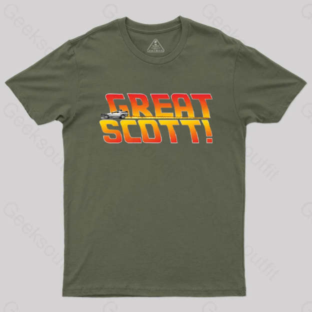 Great Scott! T-Shirt Army Green / S