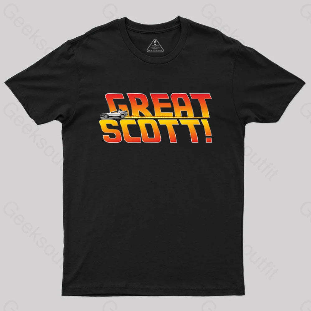 Great Scott! T-Shirt Black / S