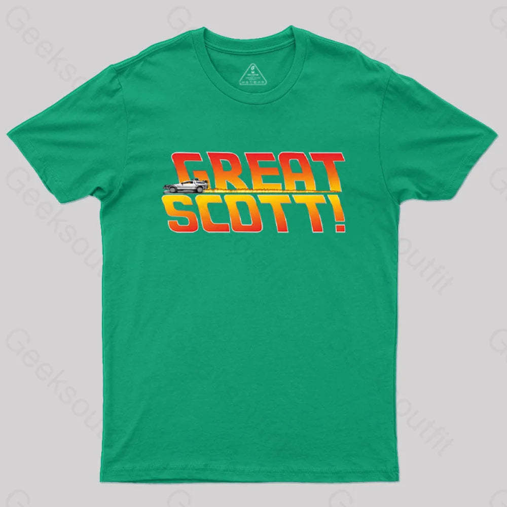 Great Scott! T-Shirt Green / S