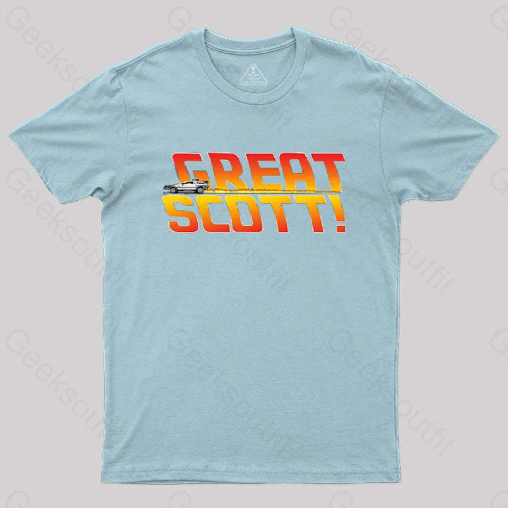 Great Scott! T-Shirt Light Blue / S