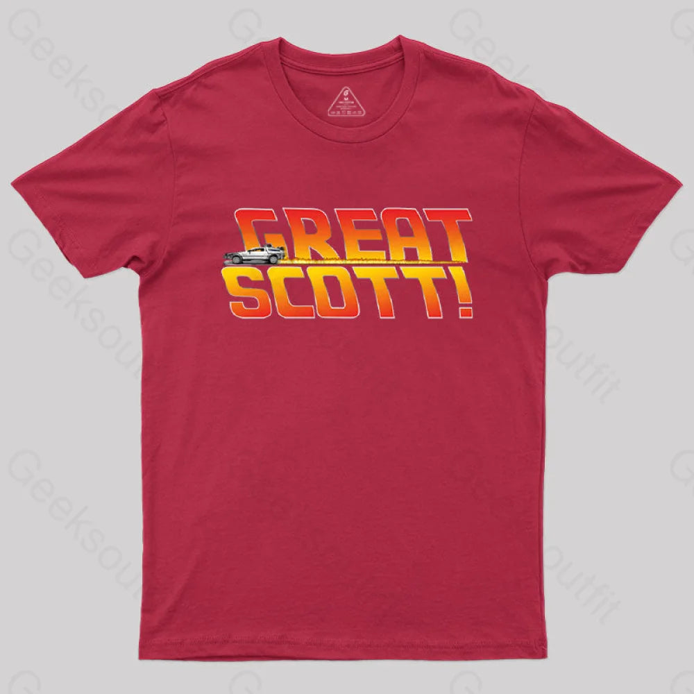 Great Scott! T-Shirt Red / S