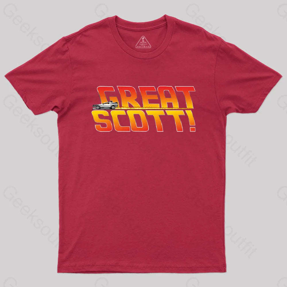 Great Scott! T-Shirt Red / S