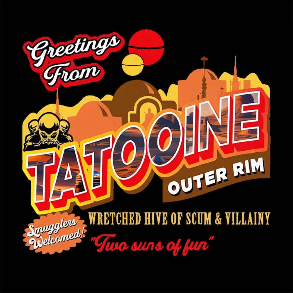 Greetings From Tatooine Dks Nerd T-Shirt