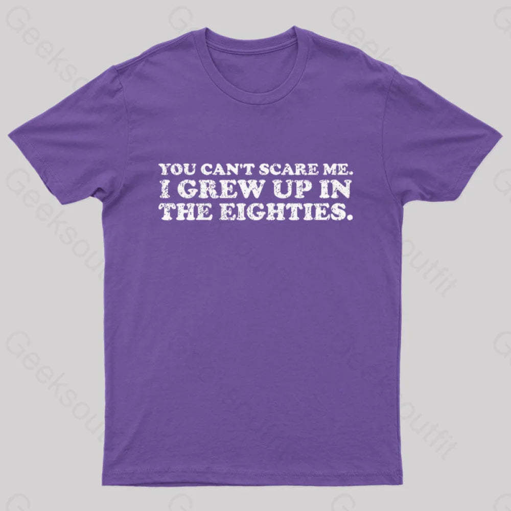 Grew Up In The 80S T-Shirt Purple / S