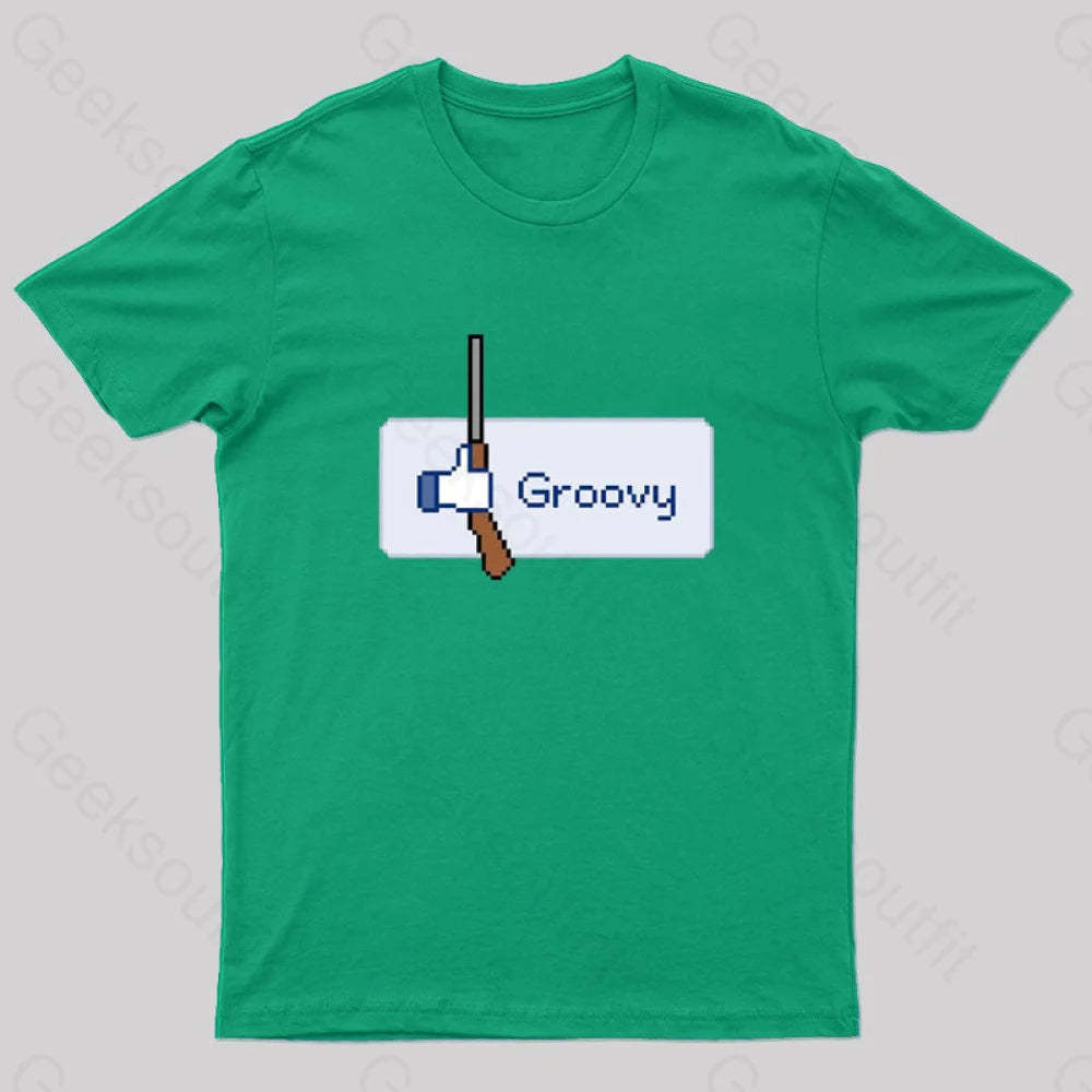 Groovy Nerd T-Shirt Green / S