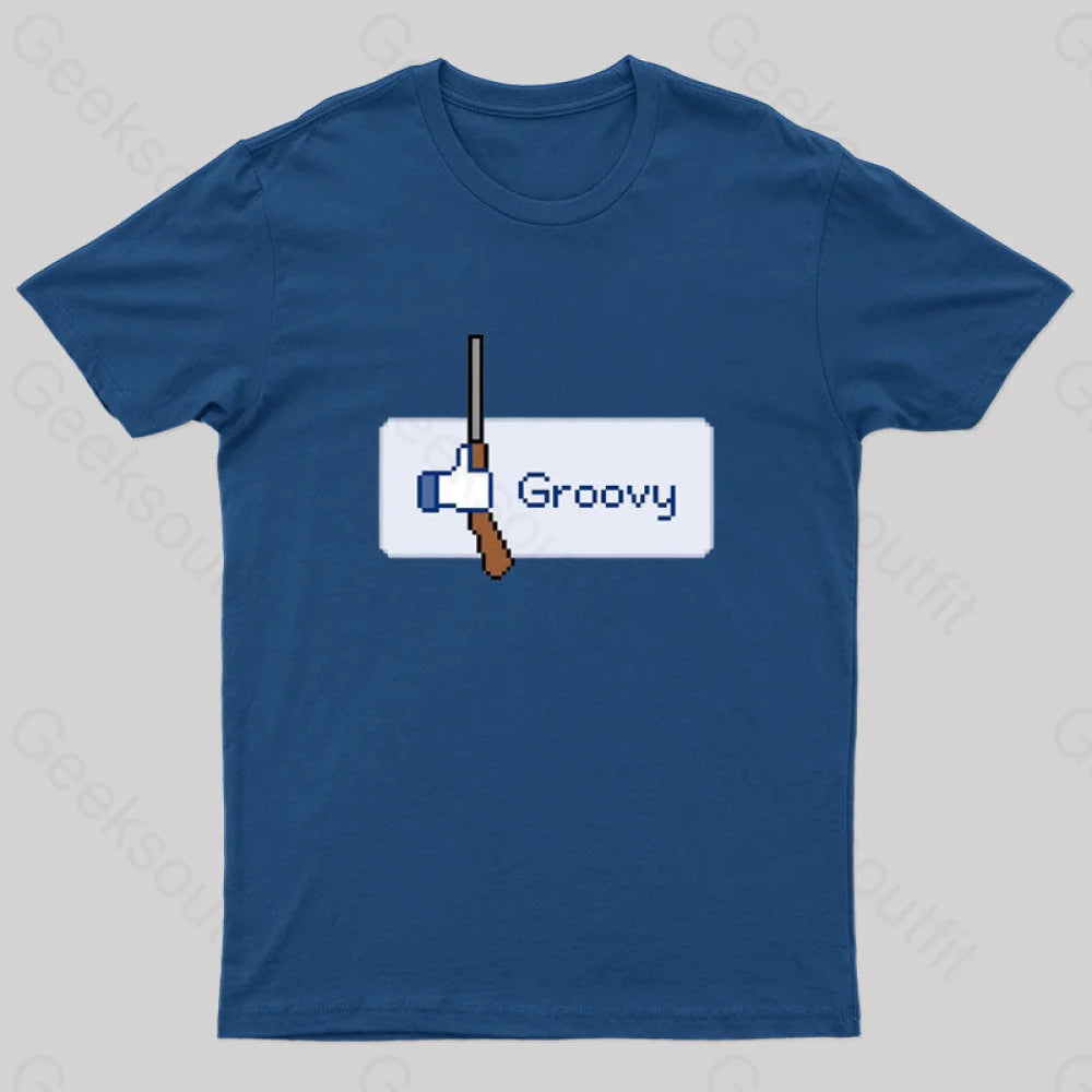 Groovy Nerd T-Shirt Navy / S